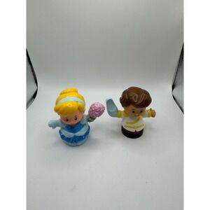 Fisher Price Little People Disney Princess Cinderella and Prince Charming Figure